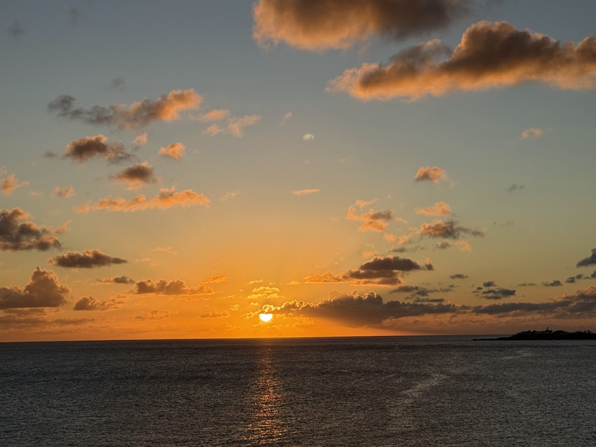 Sunset in St Maarten
